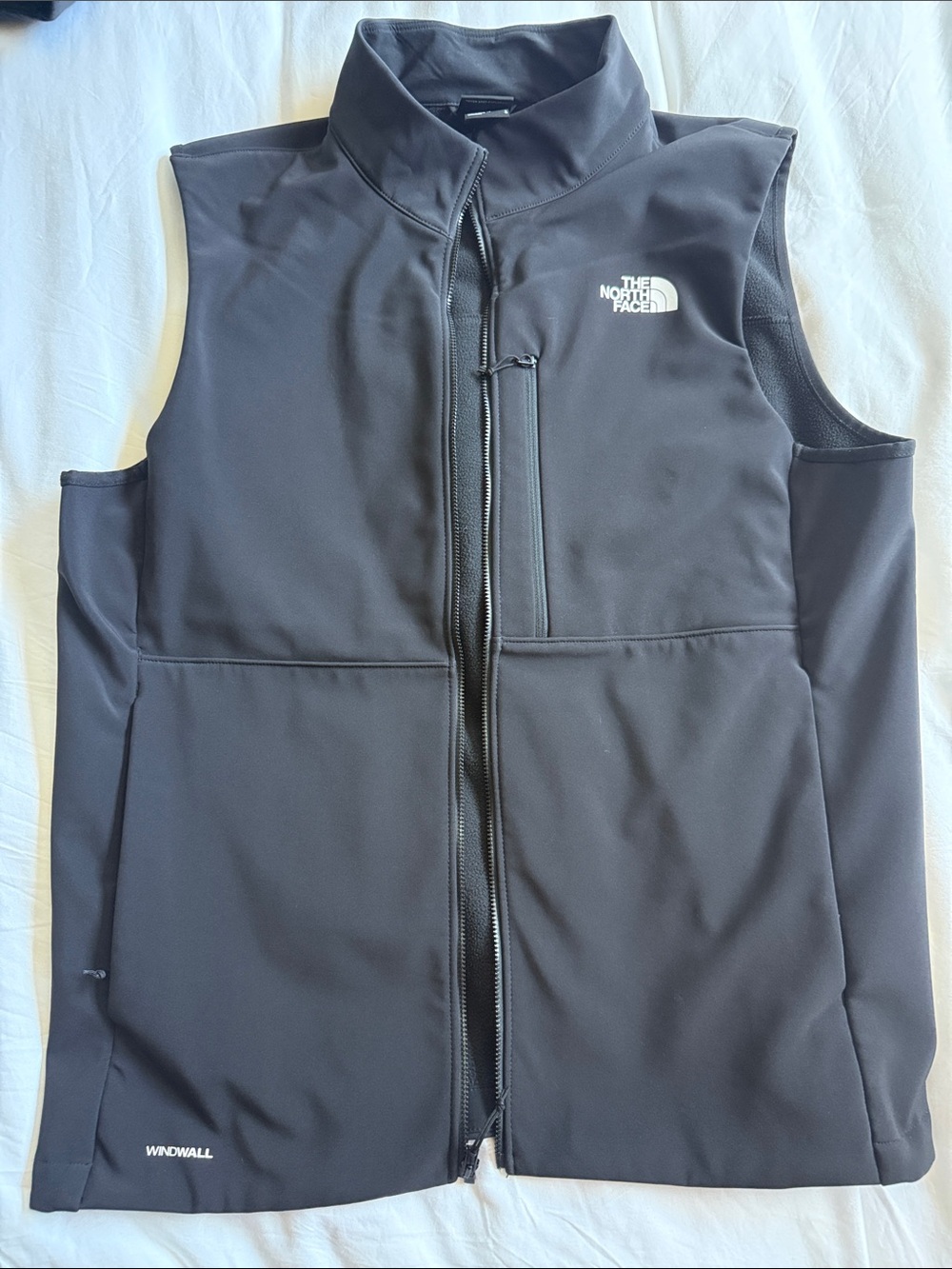 The North Face Apex Black Softshell Wind Resistant Vest